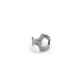 The Arc Ring Duo in Sterling Silver
